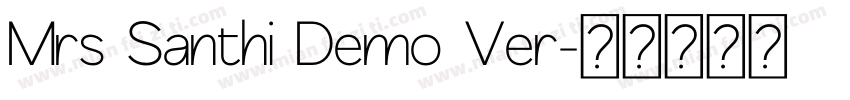 Mrs Santhi Demo Ver字体转换
